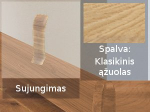 Grindjuostė termoplasto Vox, (60) klasikinis ąžuolas | Sujungimas SMART FLEX / IZZI