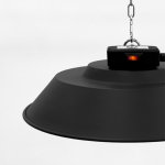 Infraraudonųjų spindulių &scaron;ildytuvas Heatum AURA H1500 Black