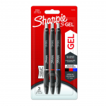 Sharpie Ra&scaron;iklis &bdquo;Sharpie S-GEL", mėl./juod./raud., blist., 3 vnt.