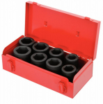 Smūginių galvučių komplektas 1'' 27-38mm 8vnt, KS Tools