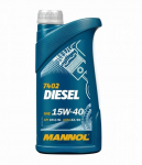 Automobilio variklio tepalas Mannol Diesel, 15W-40, 1 l