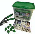 HUFA plytelių lyginimo sistemos komplektas prakti&scaron;kame kibire