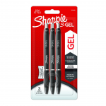 Sharpie Ra&scaron;iklis &bdquo;Sharpie S-GEL", juodas, blist., 3 vnt.
