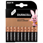 Elementai DURACELL AAA/LR03, 1,5V, 18 vnt.