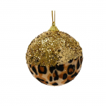 Eglutės žaisliukas Decoris Leopard, rudas, 8 cm