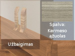Grindjuostė termoplasto Vox, (109) kermeso ąžuolas | Užbaigimas SMART FLEX / IZZI, de&scaron;ininis; kairinis