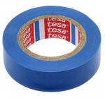 Izoliacinė juosta Tesaflex 53988, mėlyna, 15 mm x 10 m