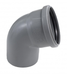 Vidaus kanalizacijos alkūnė HTplus, &Oslash; 110 mm, 67&deg;