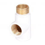 Tri&scaron;akis Terma 1/2" , vidus-1/2", i&scaron;orė-1/2", baltas