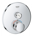 Vir&scaron;tinkinė du&scaron;o mai&scaron;ytuvo dalis Grohtherm Smartcontrol, 1 padėtis, chromas