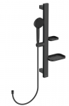 Ideal Standart Idealrain ALU+ du&scaron;o komplektas, juoda matinė