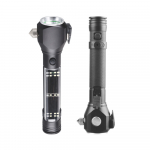 Multifunkcinis LED Žibintuvėlis Tiger Wolf HL-8236 su saulės moduliu