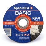Specialist+ SPECIALIST+ metalo pj. diskas BASIC, 125x1.2x22 mm
