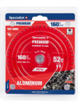 Specialist+ Pjovimo diskas 160x52Tx20mm, Aluminium PREMIUM, SPECIALIST+