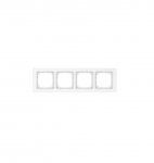 Keturvietis rėmelis VILMA QR1000, baltos spalvos
