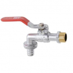 Sodo čiaupas 414701520, 1/2", 3/4" su i&scaron;or. sriegiu