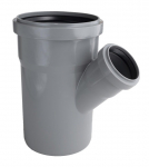 Vidaus kanalizacijos tri&scaron;akis HTplus, &Oslash; 110 / 75 mm, 45&deg;