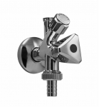 Kampinis ventilis 1/2" x 1/2" be veržlės