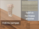 Grindjuostė termoplasto Vox, (109) kermeso ąžuolas | Kampas SMART FLEX / IZZI vidinis