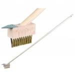 Metalinis &scaron;epetys trinkelių tarpams valyti, su kotu Inter-S