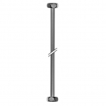 Prijungiamasis vamzdis, DN10, 50 cm, dvi 1/2" veržlės