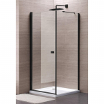 Du&scaron;o kabina MESINA Black DW 80x100