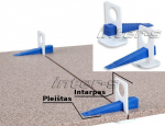 Plytelių i&scaron;lyginimo sistema Inter-S | Plei&scaron;tai + intarpai (30 porų komplektas).