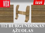Grindjuostė termoplasto Vox, (112) burgundi&scaron;kas ąžuolas | Užbaigimas SMART FLEX / IZZI, de&scaron;ininis; kairinis