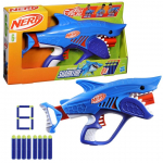 Žaislinis &scaron;autuvas su kulkomis Nerf BLASTER SHARKFIRE F8645