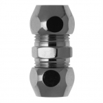 Jungtis, dviguba, 3/8"x 10 mm i&scaron;oriniai sriegiai