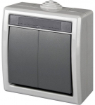 Jungiklis ELEKTRO-PLAST AQUANT, 2 klav., IP55