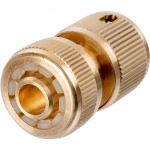 XTline Žalvarinė jungtis su STOP mech. 1/2"