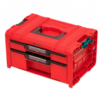 Qbrick QBRICK PRO įrankių dėžė su 2 stalčiais 2.0 EXPERT RED