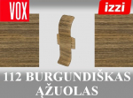 Grindjuostė termoplasto Vox, (112) burgundi&scaron;kas ąžuolas | Sujungimas SMART FLEX / IZZI