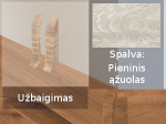 Grindjuostė termoplasto Vox, (62) pieninis ąžuolas | Užbaigimas SMART FLEX / IZZI, de&scaron;ininis; kairinis
