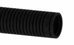 Gofruotas instaliacinis vamzdis RKGS 25, PVC, juodas