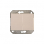 Jungiklis VILMA XP500, 2 klav., baltos spalvos, IP44