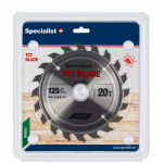 Specialist+ SPECIALIST+ pjovimo diskas, 125x20Tx22 mm