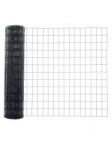 Tvoros tinklas, virintas, 1800 mm, 50x63 mm, &oslash;3 mm, 25 m, ZN+RAL7016 (tamsi grafitinė)
