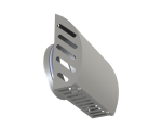 Lauko grotelės d200 tamsiai pilkos sp. nerūd.pl. 98-0320-0200-000-11G-V