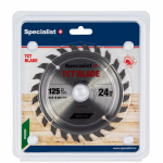 Specialist+ SPECIALIST+ pjovimo diskas, 125x24Tx22 mm