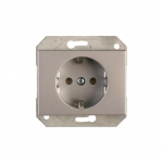 Ki&scaron;tukinis lizdas VILMA XP500, su įž., metalo spalvos