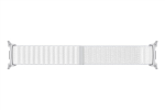 SVL32SWEGEU Fabric Band (S/M) Samsung Galaxy Watch8, White