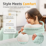 Medisana HB 417 Heated blanket sage green