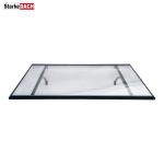 Stogelis STARKEDACH Tiesus T-152 (su organiniu stiklu) - Ruda konstrukcija / Skaidri danga