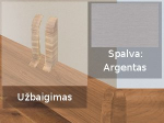 Grindjuostė termoplasto Vox, (63) argentas | Užbaigimas SMART FLEX / IZZI, de&scaron;ininis; kairinis