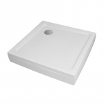 Du&scaron;o padas su apdailos panele CITY 90x90, baltas kvadratinis