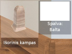 Grindjuostė termoplasto Vox, (113) Balta | Kampas SMART FLEX / IZZI, i&scaron;orinis