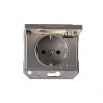 Ki&scaron;tukinis lizdas VILMA XP500, metalo spalvos, IP44