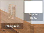 Grindjuostė termoplasto Vox, (113) Balta | Užbaigimas SMART FLEX / IZZI, de&scaron;ininis; kairinis